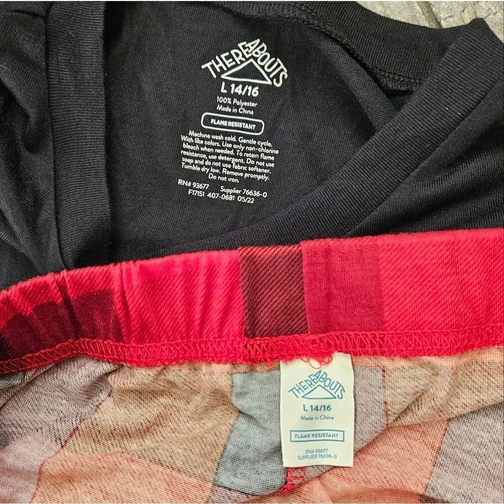 Thereabouts Snow Rider PJ Set Kids Size L